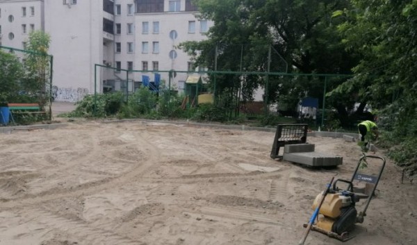 В Иркутске начались работы по обустройству спортивных площадок                            