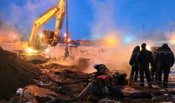 В Ленинском округе Иркутска устранена коммунальная авария                            