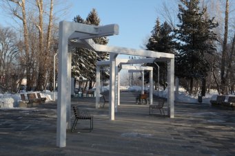 В&nbsp;Иркутске завершили первый этап благоустройства сквера Гидростроителей                            