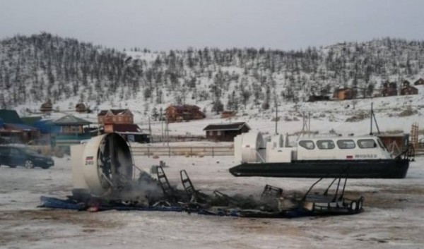 На&nbsp;Малом Море сгорело судно на&nbsp;воздушной подушке                            