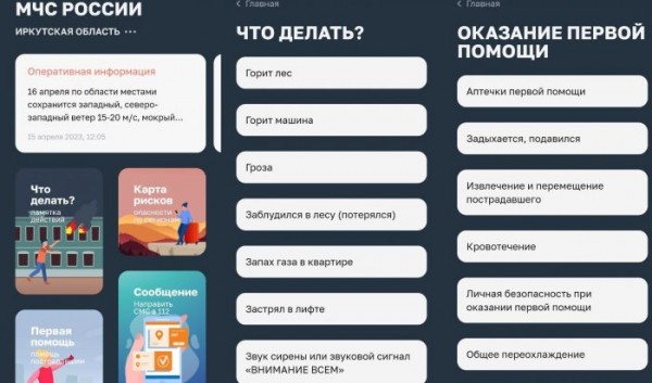 Мобильное приложение &laquo;МЧС России&raquo; поможет спасти жизнь в&nbsp;случае опасной ситуации                            