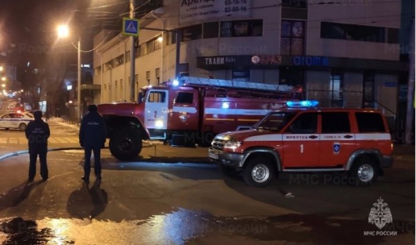 В&nbsp;ночь на&nbsp;6&nbsp;апреля в&nbsp;центре Иркутска произошел пожар                            