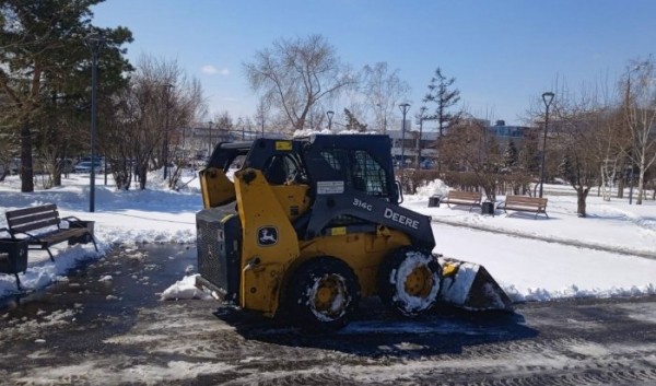 В&nbsp;Иркутске продолжают устранять последствия снегопада                            