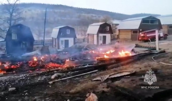 В&nbsp;Ольхонском районе сгорели несколько туристических домиков                            