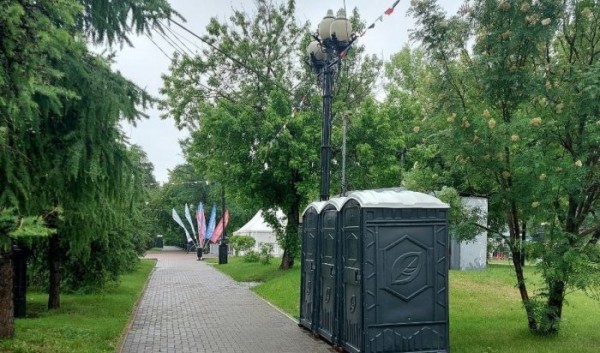 В центре Иркутска установят туалетные модули                            