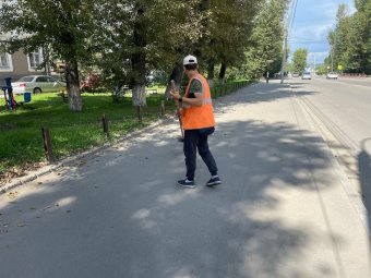 В&nbsp;Иркутске красят ограждения на&nbsp;мостах и&nbsp;путепроводах                            