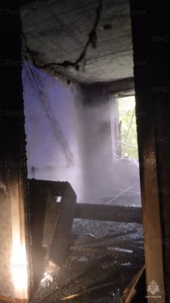 Пожар в многоквартирном доме произошел в Усть-Илимске                            