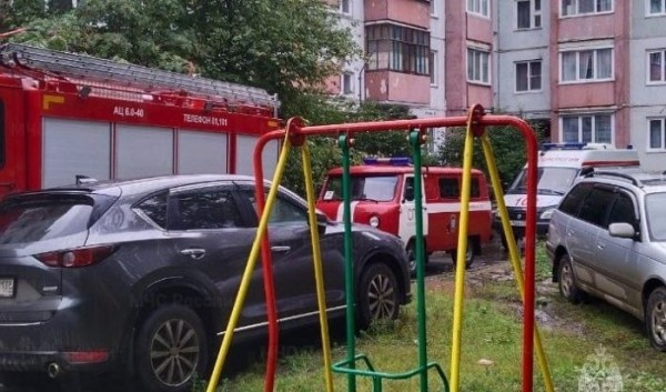 Пожар в многоквартирном доме произошел в Усть-Илимске                            