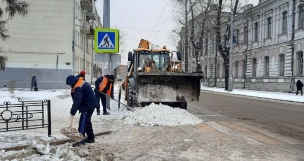 Более 1400&nbsp;тонн снега убрали в&nbsp;Иркутске                            