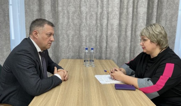 Кобзев встретился с&nbsp;и.&nbsp;о.&nbsp;главы администрации Тулуна                            