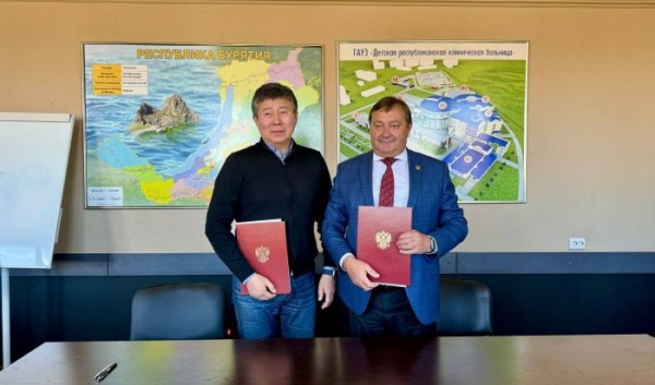 Иркутская и улан-удэнская детские больницы подписали меморандум о сотрудничестве Иркутская и улан-удэнская детские больницы подписали меморандум о сотрудничестве