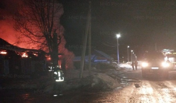 В&nbsp;Казачинско-Ленском районе на&nbsp;пожаре погиб мужчина                            
