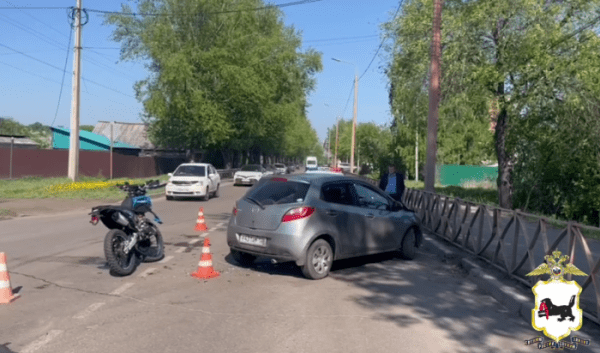 Мотоциклист пострадал в&nbsp;ДТП в&nbsp;Черемхове                            