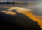 
                В Иркутске произошла утечка нефтепродуктов из понтона в Ангару
                
            
