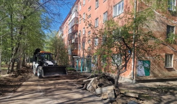 Благоустройство двора завершается на&nbsp;улице Пушкина в&nbsp;Иркутске                            