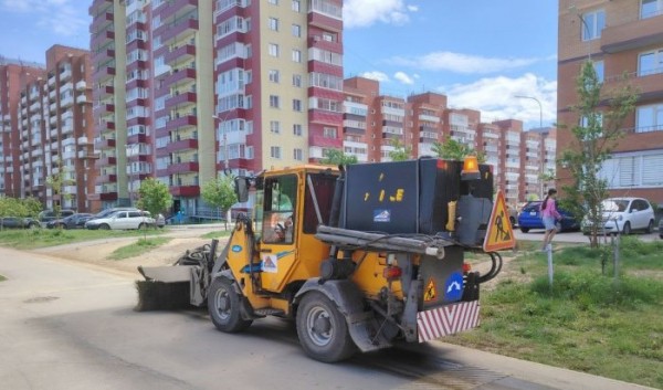 В&nbsp;Иркутске продолжается комплексная уборка улиц                            