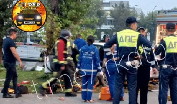 В&nbsp;Иркутске водитель уезжал от&nbsp;ДПС и&nbsp;врезался в&nbsp;дерево (Видео)                            