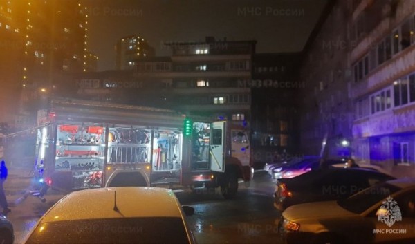 Квартира горела в переулке Пограничном в Иркутске Квартира горела в переулке Пограничном в Иркутске