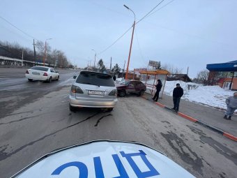 В&nbsp;Черемхове угонщик попал в&nbsp;ДТП на&nbsp;чужом авто                            