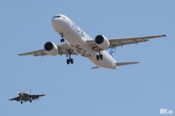 
                Самолет МС-21 с отечественными двигателями прибыл из Иркутска в Жуковский
                
            