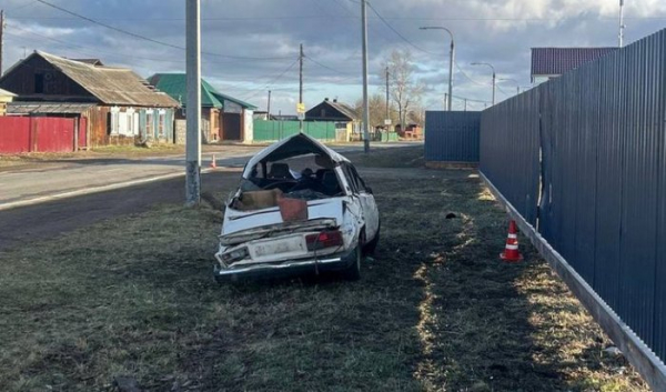В Иркутском районе несовершеннолетний водитель &laquo;Жигулей&raquo; врезался в столб и скрылся с места происшествия (Видео)                            