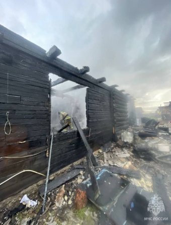 В&nbsp;Шелеховском районе дом сгорел дотла из-за короткого замыкания                            
