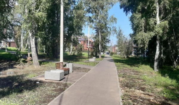 В&nbsp;Иркутске заканчивают благоустройство сквера в&nbsp;микрорайоне Березовом                            