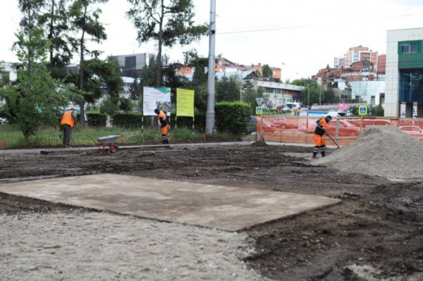 В&nbsp;Иркутске продолжается благоустройство городских пространств                            