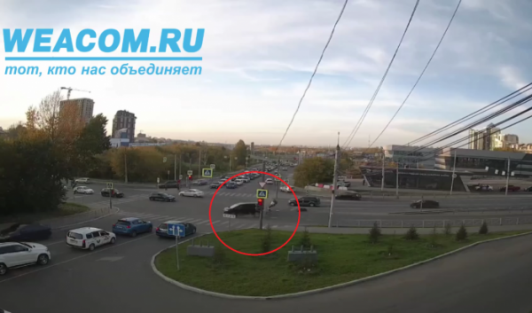 Камера WEACOM.RU зафиксировала момент ДТП на&nbsp;Академической в&nbsp;Иркутске (Видео)                            