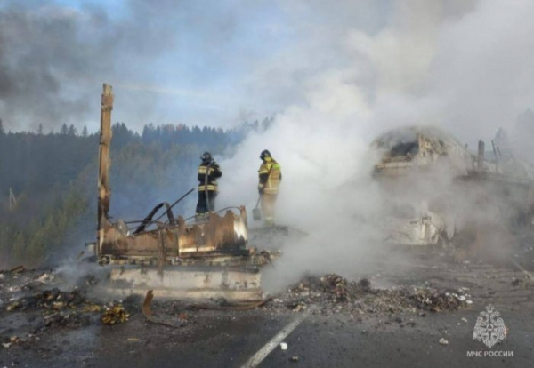 Водитель автовоза погиб в&nbsp;массовом ДТП в&nbsp;Нижнеудинском районе                            
