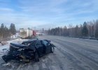 
                Водитель и двое пассажиров Toyota Camry пострадали в ДТП с большегрузом на Р-258 &laquo;Байкал&raquo;
                
            