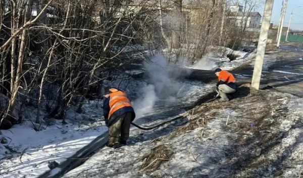 В Ленинском и Правобережном округах проводят работы по ликвидации последствий подтоплений, вызванных талыми водами                            