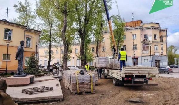 В&nbsp;Иркутске начались работы по&nbsp;благоустройству в&nbsp;сквере Ножикова                            