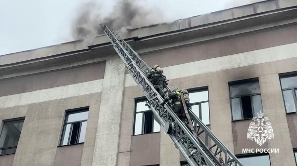 В центре Иркутска локализовали пожар в научном институте