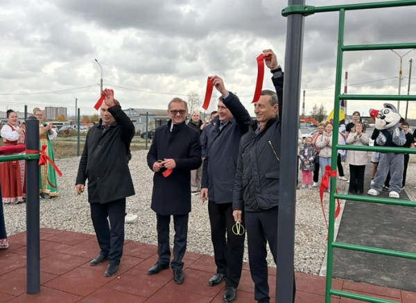 
			&laquo;Умную&raquo; спортивную площадку открыли для жителей Лугового и Юго-Западного		
